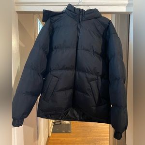 Men’s St. John’s Bay black down coat.